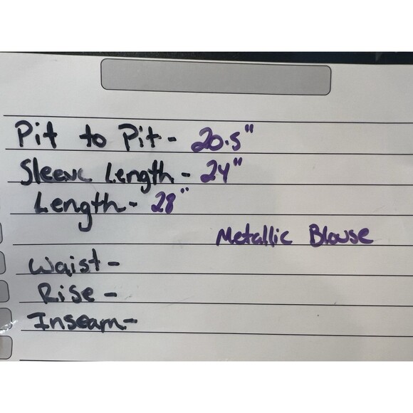 Charter Club Weekend Linen Shirt L Metallic Floral Paisley Casual Button Down - Picture 14 of 14